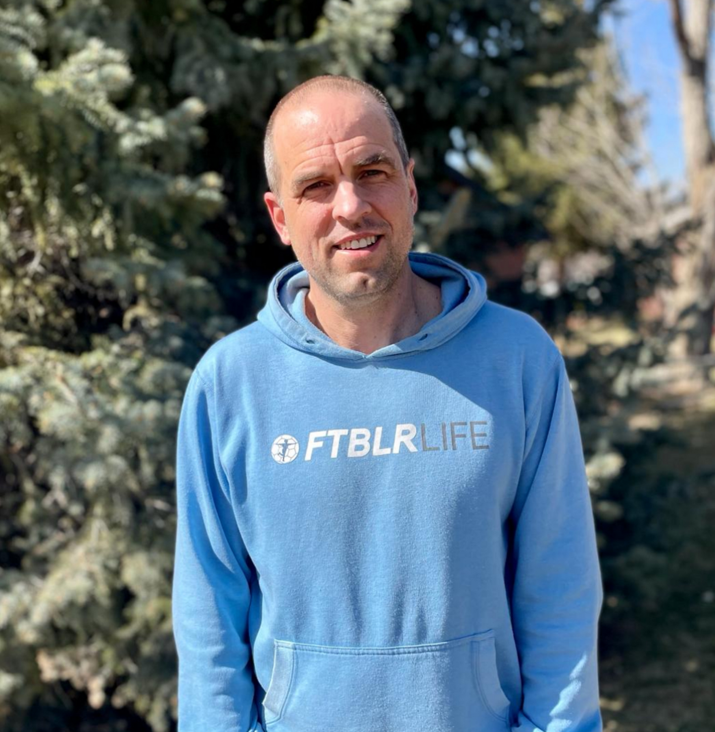 FTBLRLIFE Classic Hoodie - Carolina Blue